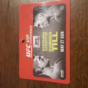 UFC fight night 130 VIP pass Darren Till Liverpool